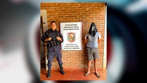 Dos aprehendidos con una tapa de desagüe hurtada en Cambyretá