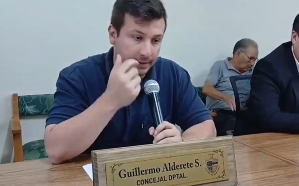 Guillermo Alderete propone asfaltar una importante calle en Villarrica