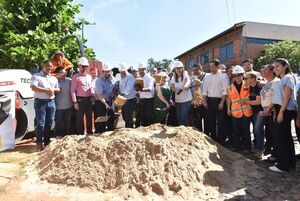 Inician obras viales en el barrio San Pablo