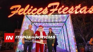 ITAPÚA ENCENDIÓ LA LUZ DE LA NAVIDAD, VIDA, VERDAD Y AMOR FRATERNAL