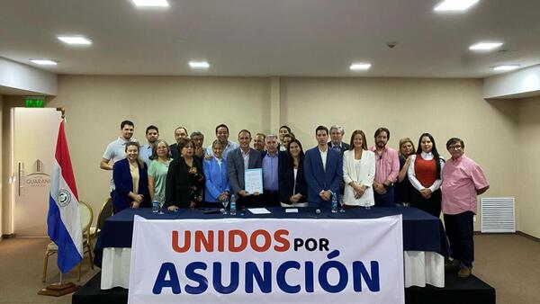 Partidos de oposición inscriben alianza para pugnar por Asunción