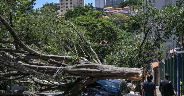 La Nación / Temporal provoca apagón masivo y caos aéreo en Sao Paulo