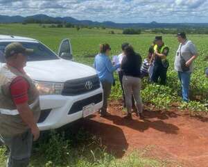 Independencia: Fiscalía interviene sojal denunciado y avanza en la investigación sobre posibles cultivos dentro del área protegida del Ybytyruzú - Nacionales - ABC Color