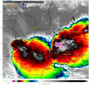 Alerta de tormentas para Asunción y varios departamentos