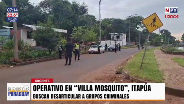 En “Villa Mosquito” buscan desarticular grupos criminales y focos de microtráfico