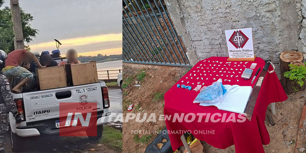 AMPLIO OPERATIVO ANTINARCÓTICOS EN ENCARNACIÓN DEJA DETENIDOS E INCAUTACIÓN DE DROGAS