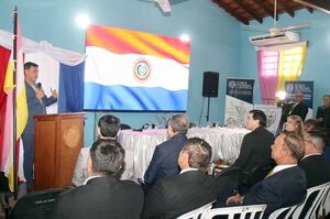 Ministros Ríos y Santander desarrollaron jornada de trabajo en Ybytymi