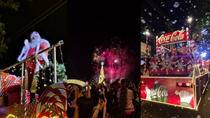 La magia de Coca-Cola iluminó Ciudad del Este con el regreso de su Caravana Navideña 2025