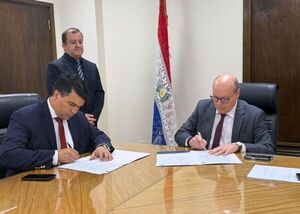 Presidente de la CSJ e intendente de Minga Guazú firmaron convenio para habilitar el Juzgado de Paz local