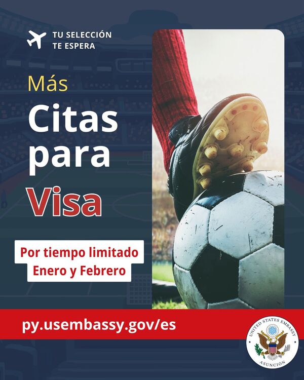 Embajada norteamericana duplica fechas para programar entrevistas de visa