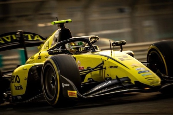 Joshua Duerksen brilló en el segundo día de test postemporada de Fórmula 2 en Abu Dhabi - ADN Digital