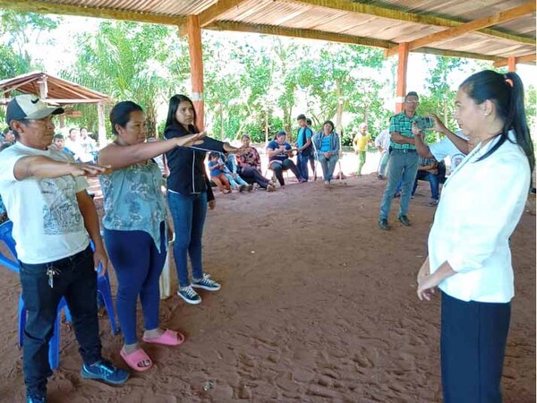 Tomaron juramento de rigor a facilitadores de una comunidad indígena de Pedro Juan Caballero