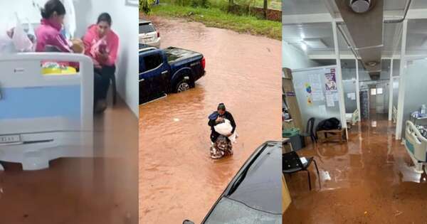 Diario HOY | San Pedro, bajo agua tras intensas lluvias: evacuan hospital inundado