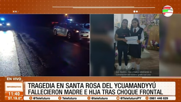 Tragedia en San Pedro: madre e hija fallecen en choque frontal