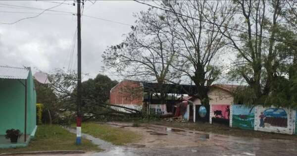 La Nación / La tormenta amaina en el centro y sur, pero se desplaza con fuerza hacia el noreste del país