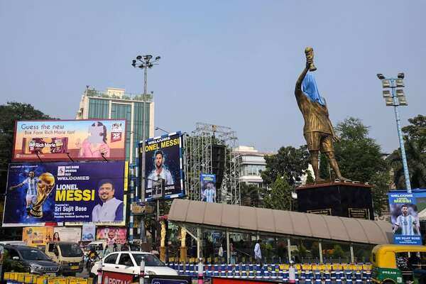 Messi desvelará una estatua de 21 metros en India - Fútbol Internacional - ABC Color
