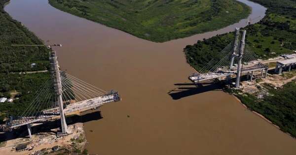 La Nación / “Restan solo unos 149 m para concretar unión del puente Bioceánico”