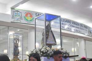 Histórico reencuentro mariano: Tras 71 años, la Virgen de Caacupé visitó el santuario de Itapé en pleno novenario  - Nacionales - ABC Color