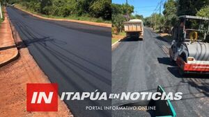 OBRA ASFÁLTICA QUE UNE ENCARNACIÓN CON CAMBYRETÁ ENTRA EN SU ETAPA FINAL