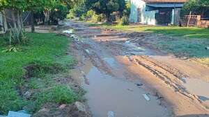Calles en pésimo estado en la frontera entre Luque y San Lorenzo - Nacionales - ABC Color
