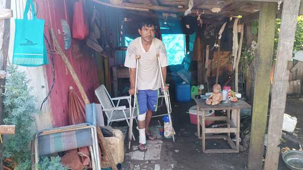 Padre de tres hijos queda incapacitado tras grave accidente laboral