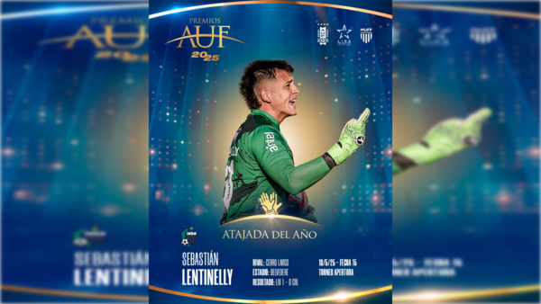 Nuevo arquero de Olimpia se lleva premio en Uruguay por una "triple tapada"