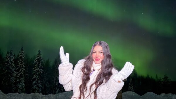 Popular / (GALERÍA) ¡Laurys Dyva cumplió su sueño y vio el cielo mimbipa!