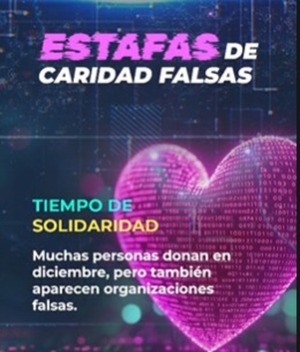 Alertan sobre estafas solidarias y brindan recomendaciones para donar de forma segura en estas fiestas
