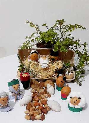 Concurso de pesebres ecológicos hechos con reciclados