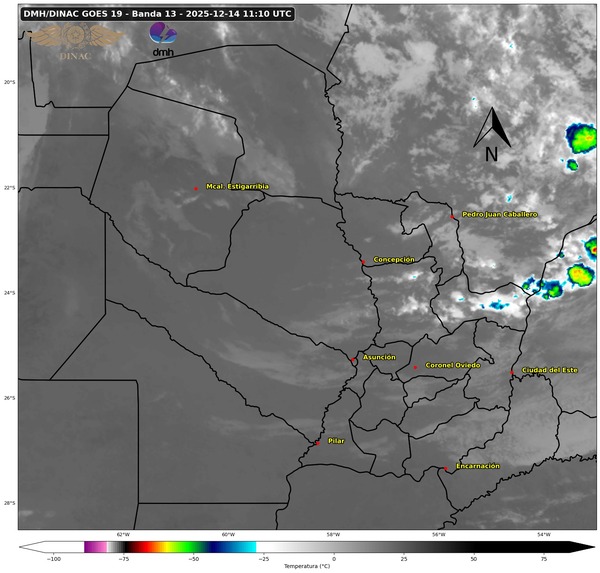 Alerta Meteorológica: Fenómenos severos en el noreste de la región Oriental