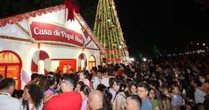 La Nación / Villa Navideña convocó a casi 15.000 personas en el Parque Lineal de CDE