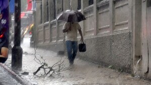 Lluvias y tormentas afectará a los 17 departamentos y Asunción este lunes