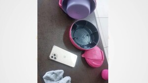 Hallan celular oculto en termo destinado a esposa de Marset