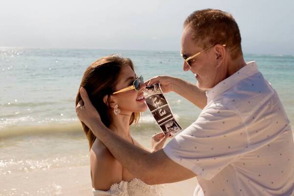 Oiiiita, González Vaesken y su señora anuncian que hay bebé en camino