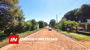 GENERAL ARTIGAS AVANZA EN LA CONSTRUCCIÓN DE NUEVO EMPEDRADO EN EL BARRIO N°3