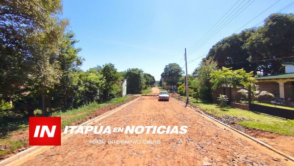 GENERAL ARTIGAS AVANZA EN LA CONSTRUCCIÓN DE NUEVO EMPEDRADO EN EL BARRIO N°3