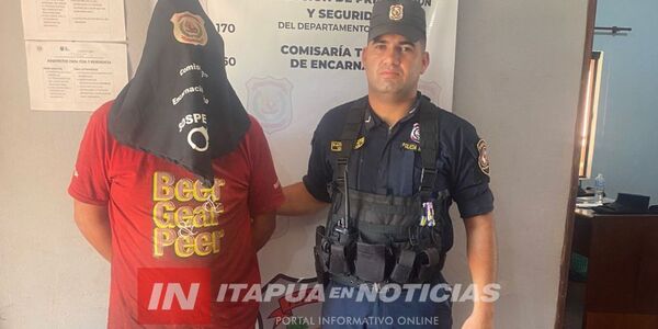  APREHENDEN A UN HOMBRE POR SUPUESTO HECHO DE ABUSO SEXUAL EN ENCARNACIÓN