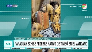 Paraguay brilla con pesebre nativo de timbó en el Vaticano
