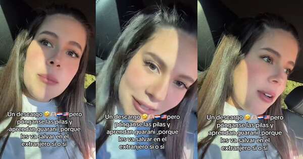 La Nación / “Me da pena la gente que no sabe hablar guaraní”, lanzó tiktoker