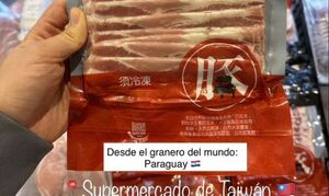 Carne porcina: made in Paraguay que ya es costumbre en supermercados de Taiwán