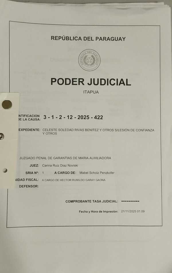 Imputan por lesión de confianza a funcionarios del CAH en Itapúa - La Tribuna