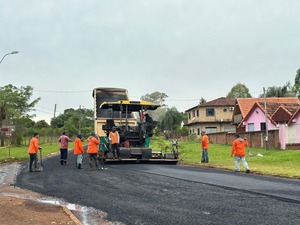 Cambyretá avanza en infraestructura vial con nuevas obras asfálticas
