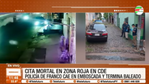Cita mortal en zona roja de Ciudad del Este