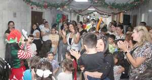 La Nación / Coordinadora del fuero Niñez cerró el año judicial con juegos y obsequios para una treintena de niños