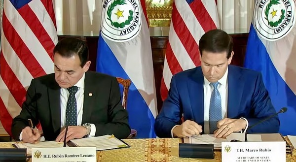 Estados Unidos y Paraguay firman acuerdo de cooperación en seguridad - trece
