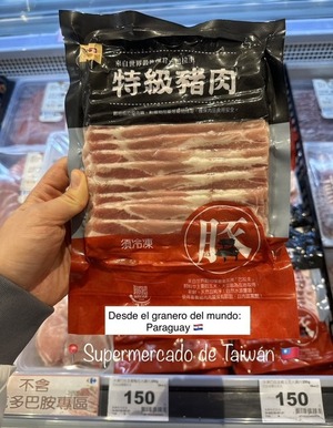 La carne porcina paraguaya ya es una «realidad cotidiana» en los supermercados de Taiwán - ADN Digital