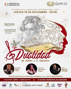 Sinfónica Nacional despide el 2025 con “Dualidad, del destino a la esperanza” - ADN Digital
