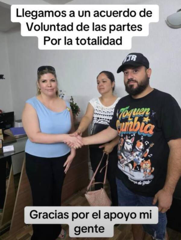 Final feliz: Se llegó a un acuerdo y asadero cobró su platita