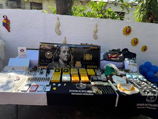 Operativo antidrogas tumba centro de acopio en Asunción