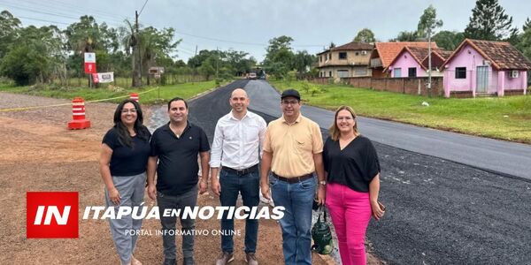 CAMBYRETÁ AVANZA EN INFRAESTRUCTURA VIAL CON NUEVAS OBRAS ASFÁLTICAS
